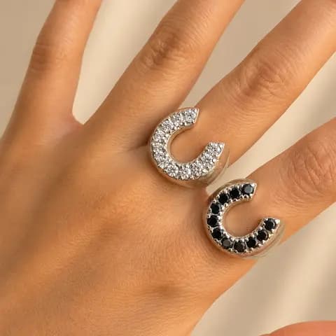 Anillo Herradura — Plata — Principal
