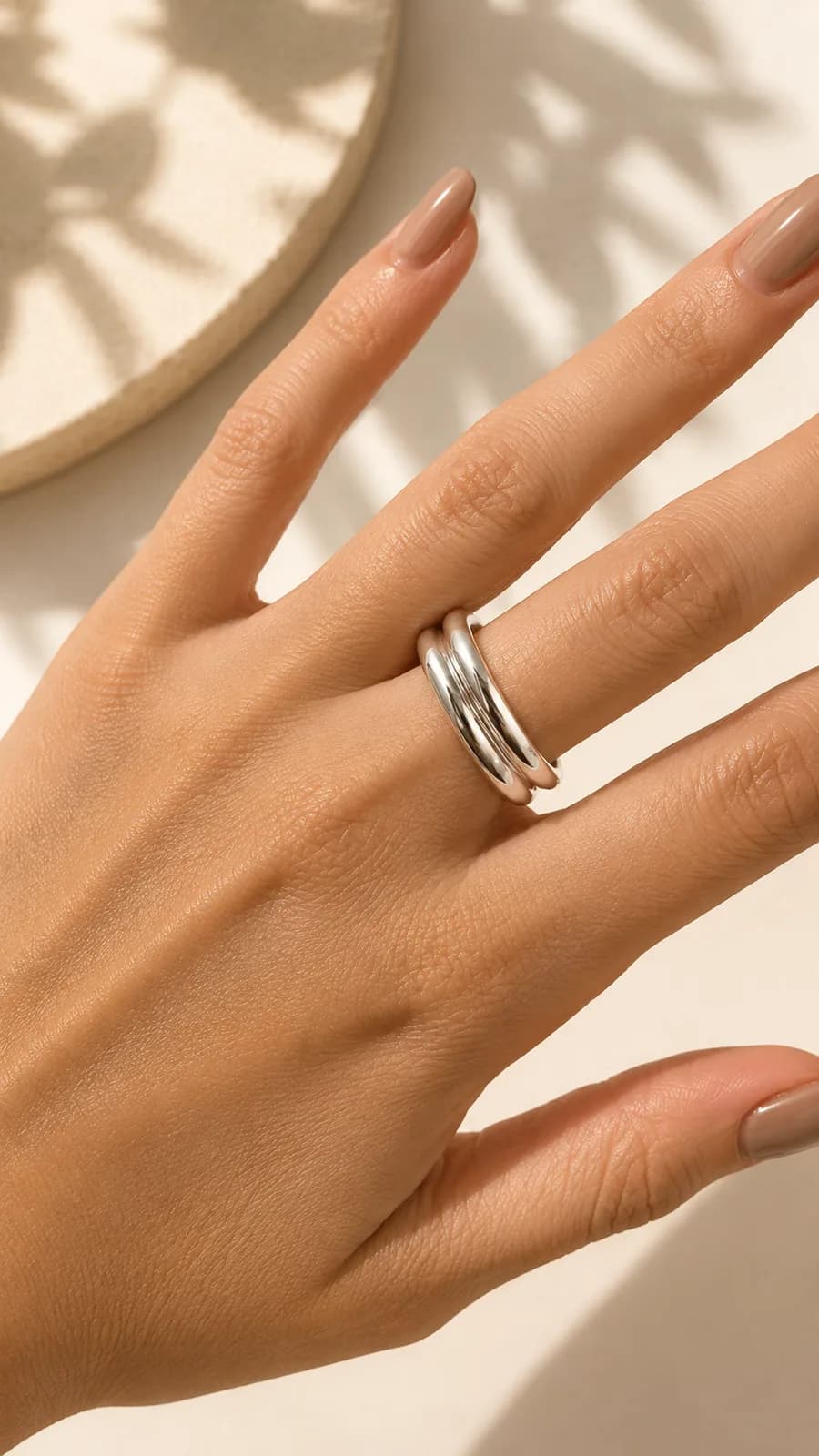 Anillo Doble Cinta